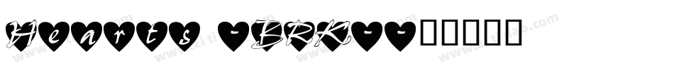 Hearts -BRK-字体转换